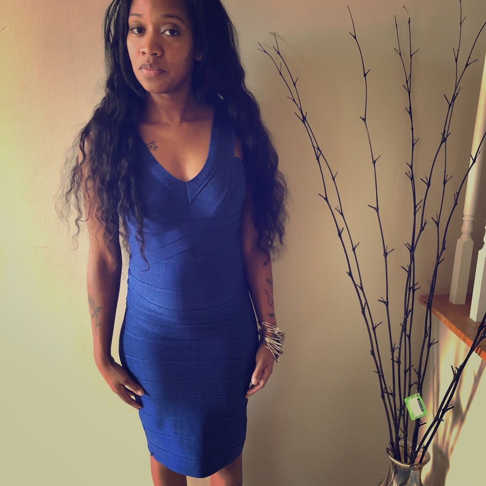 Bodycon Blue Dress